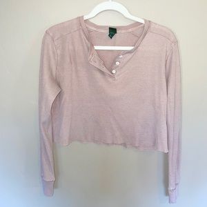 Wild Fable Cropped Long Sleeve Tee